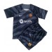 Billige Barcelona Målmand Børnetøj Udebanetrøje til baby 2023-24 Kortærmet (+ korte bukser)